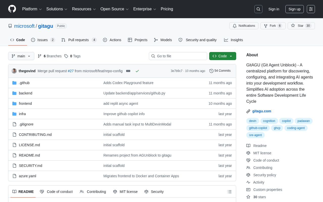 Microsoft Open-Sources GitAGU: A Unified Platform for Managing AI Agent Development Workflows