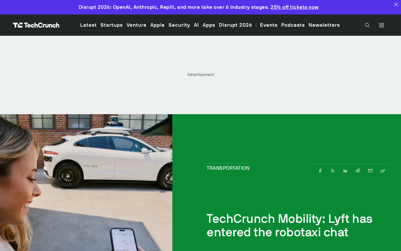 Lyft Joins the Robotaxi Race: AI Competition in Mobility Heats Up