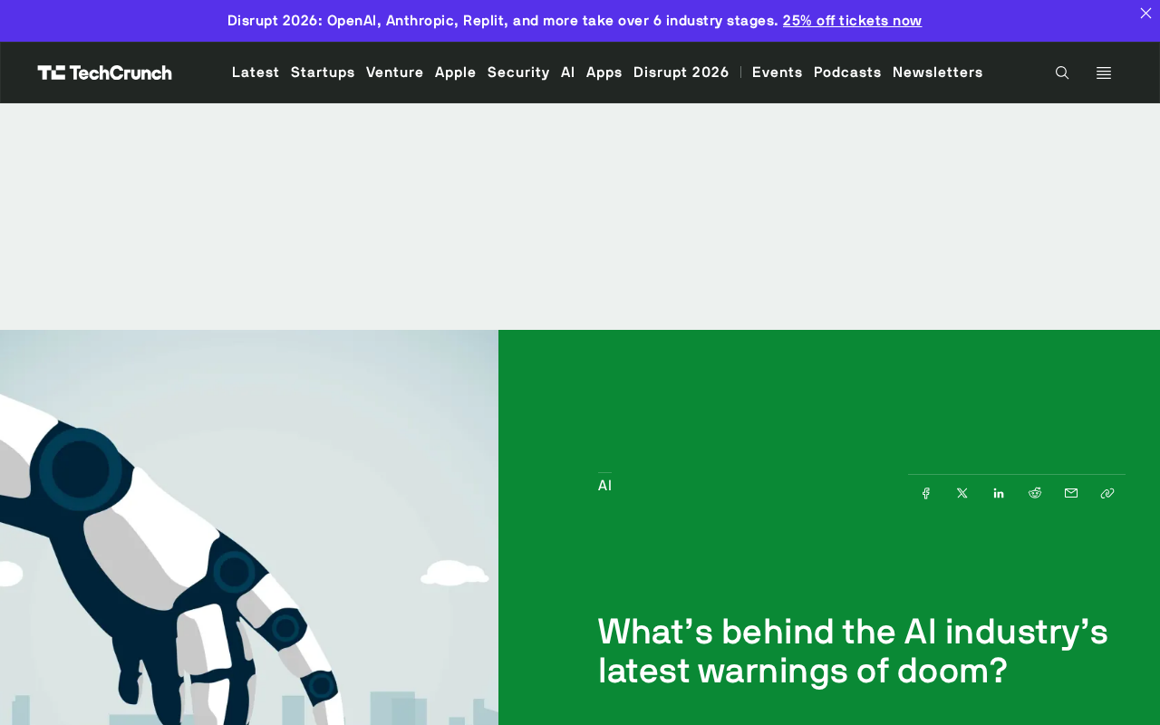 AI Doom Warnings Are Back: The Strategic Logic Behind Industry Anxiety