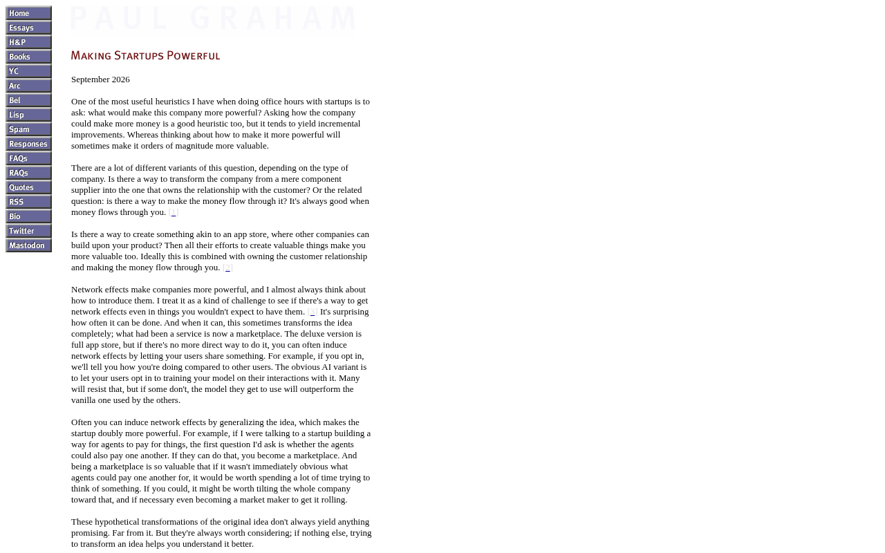 Paul Graham新文:如何让创业公司变得更强大