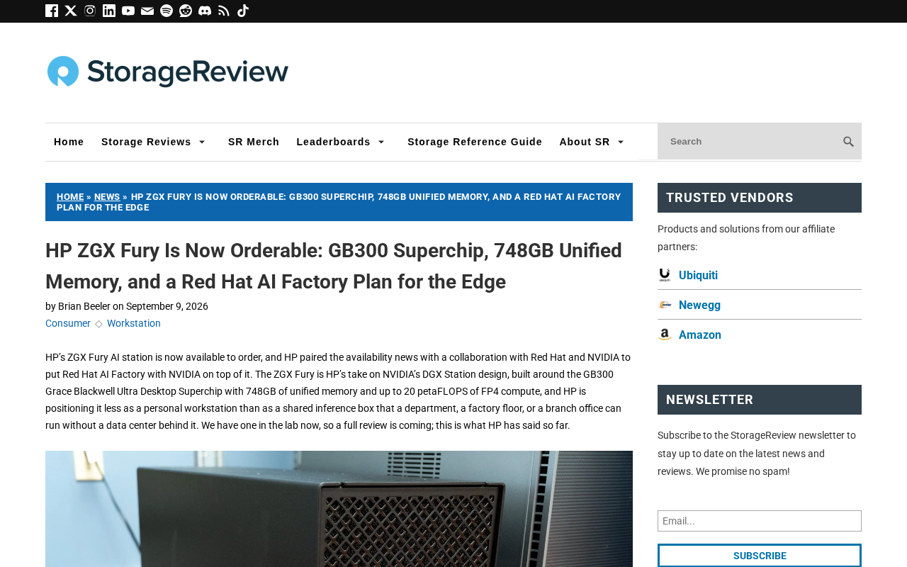 HP ZGX Fury Now Available for Order: Powered by GB300 Superchip and 748GB Unified Memory