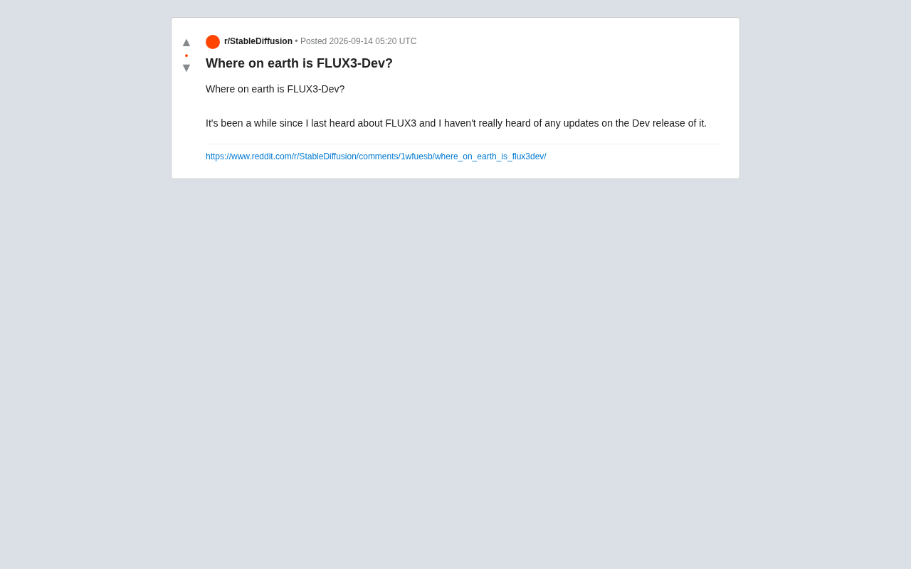 Where Is FLUX3-Dev? The Community's Questions About an Open-Source Release