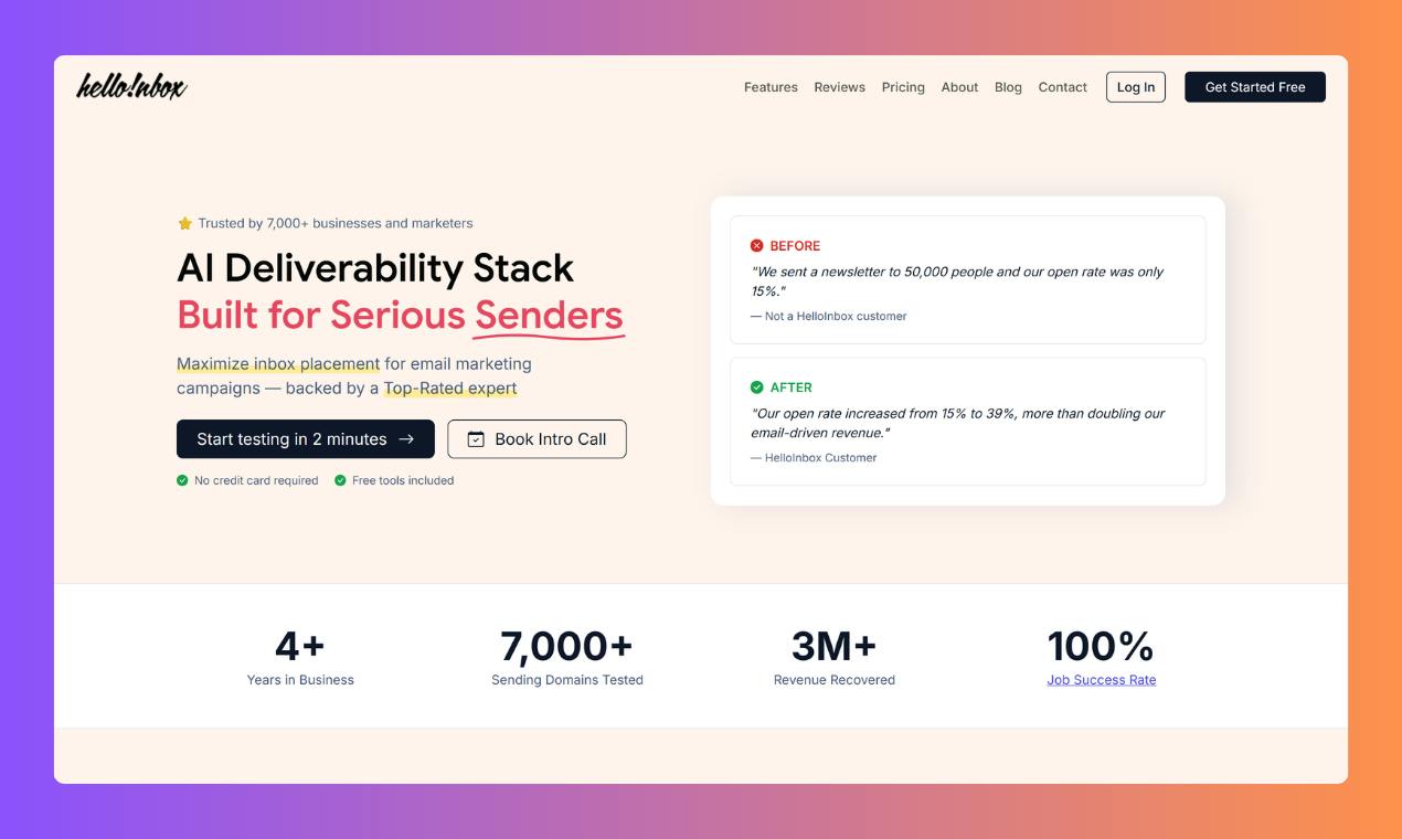 Hello Inbox: The Email Deliverability Tool That Keeps Your Campaigns Out of Spam