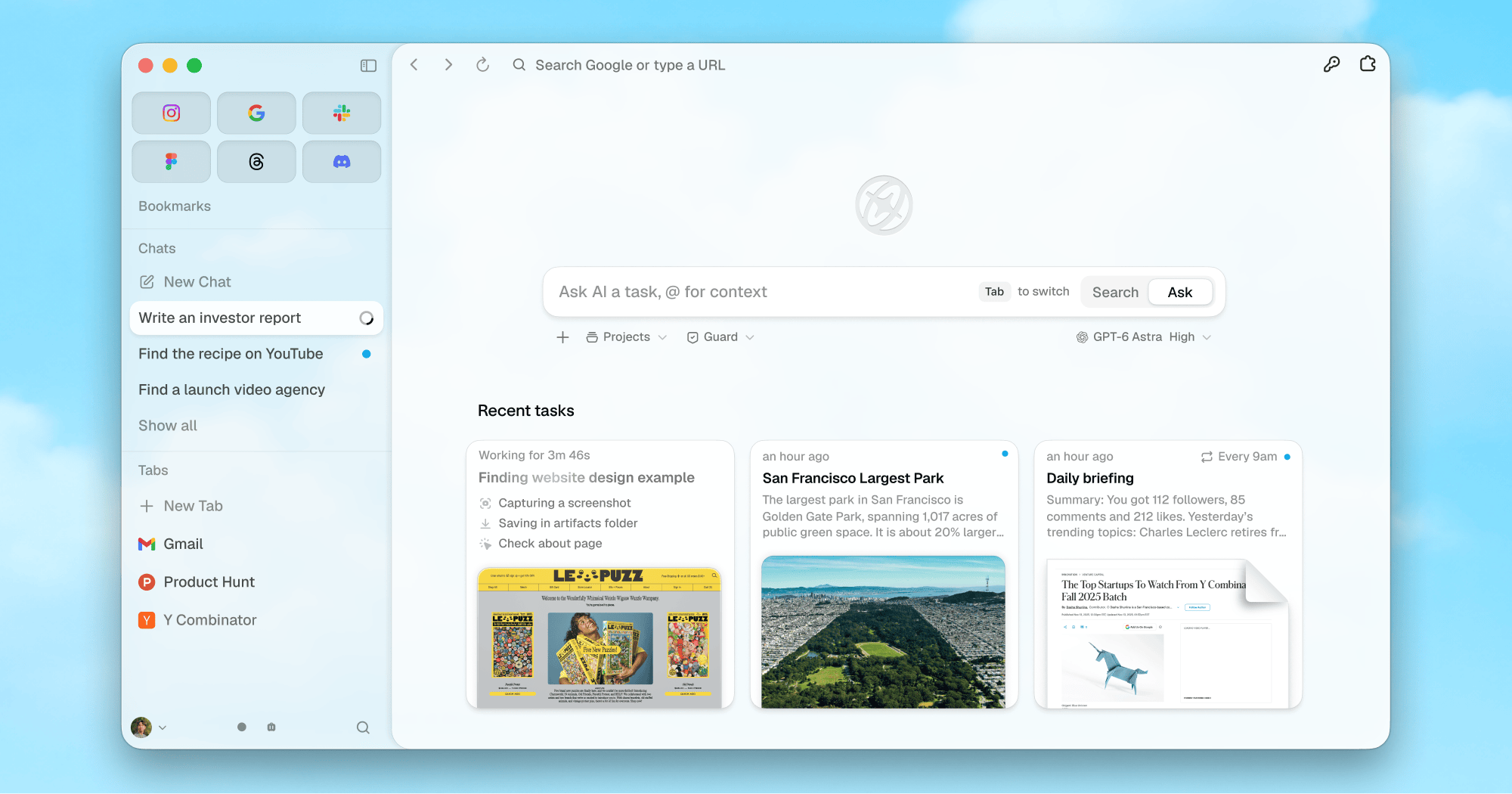 Aside: AI browser that actually gets work done for you