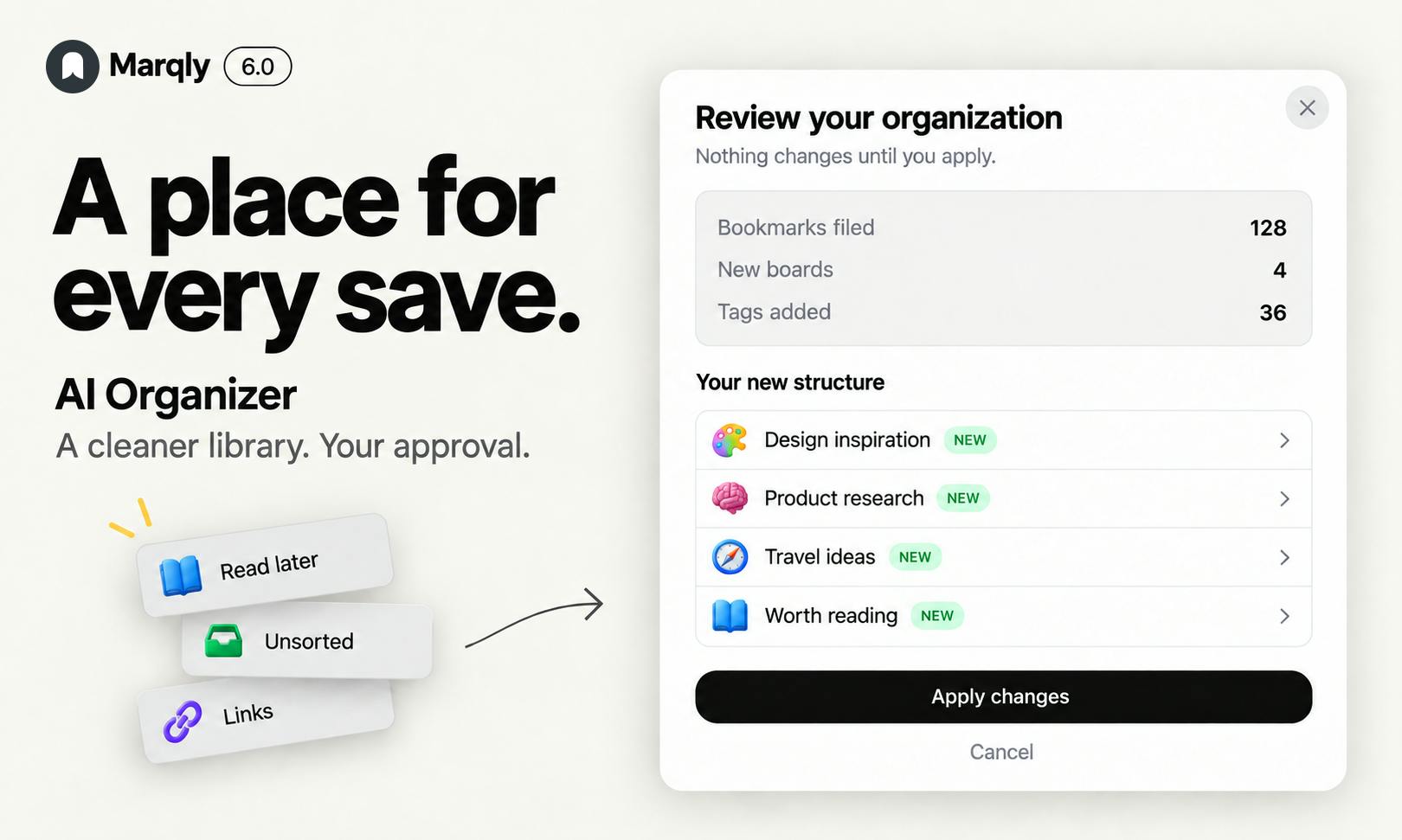 Marqly 6.0: Make Your Bookmarks Talk — Now with AI Workflows