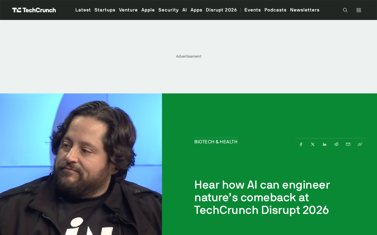 AI复活灭绝物种:TechCrunch Disrupt 2026聚焦生物科技新边界