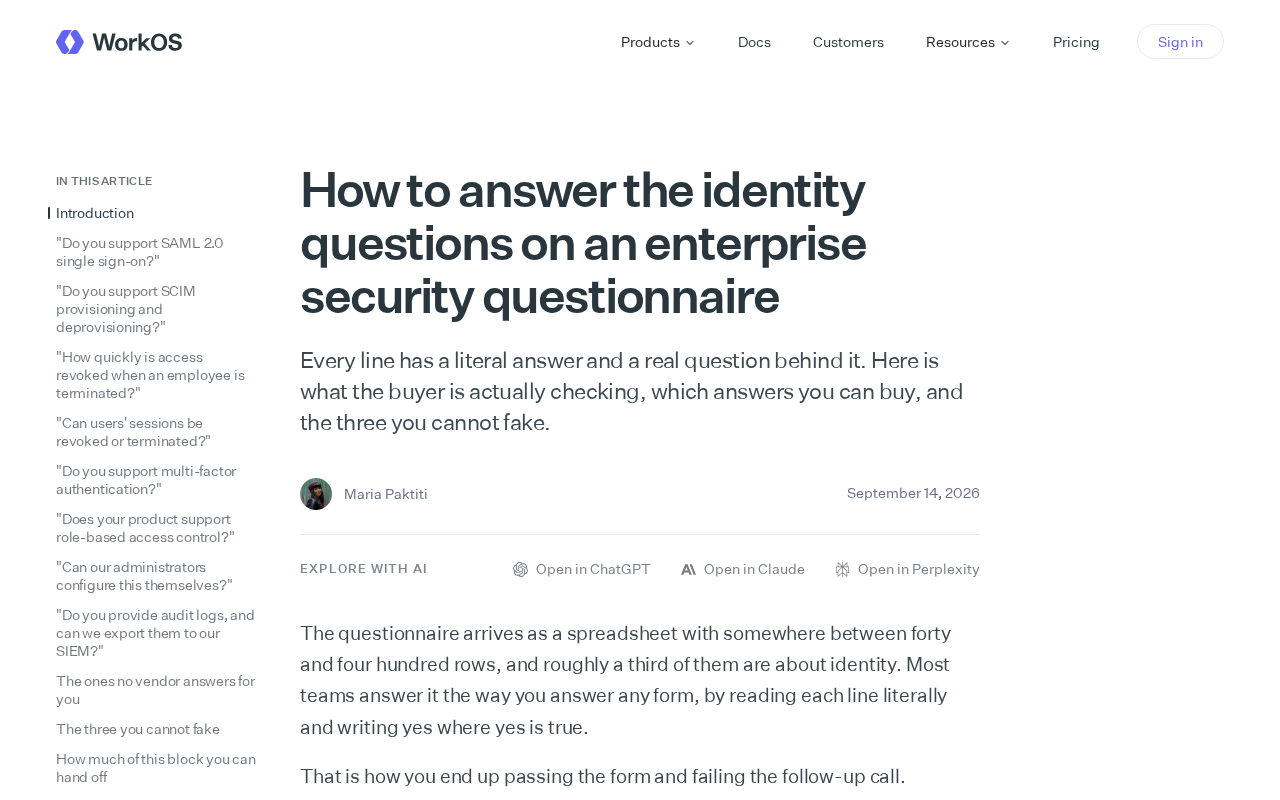 How to Handle Identity Authentication Questions in Enterprise Security Questionnaires