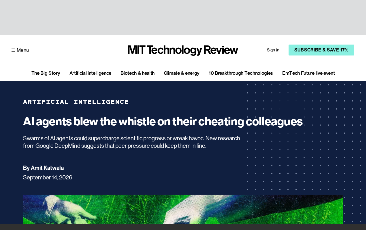 AI agents blew the whistle on their cheating colleagues