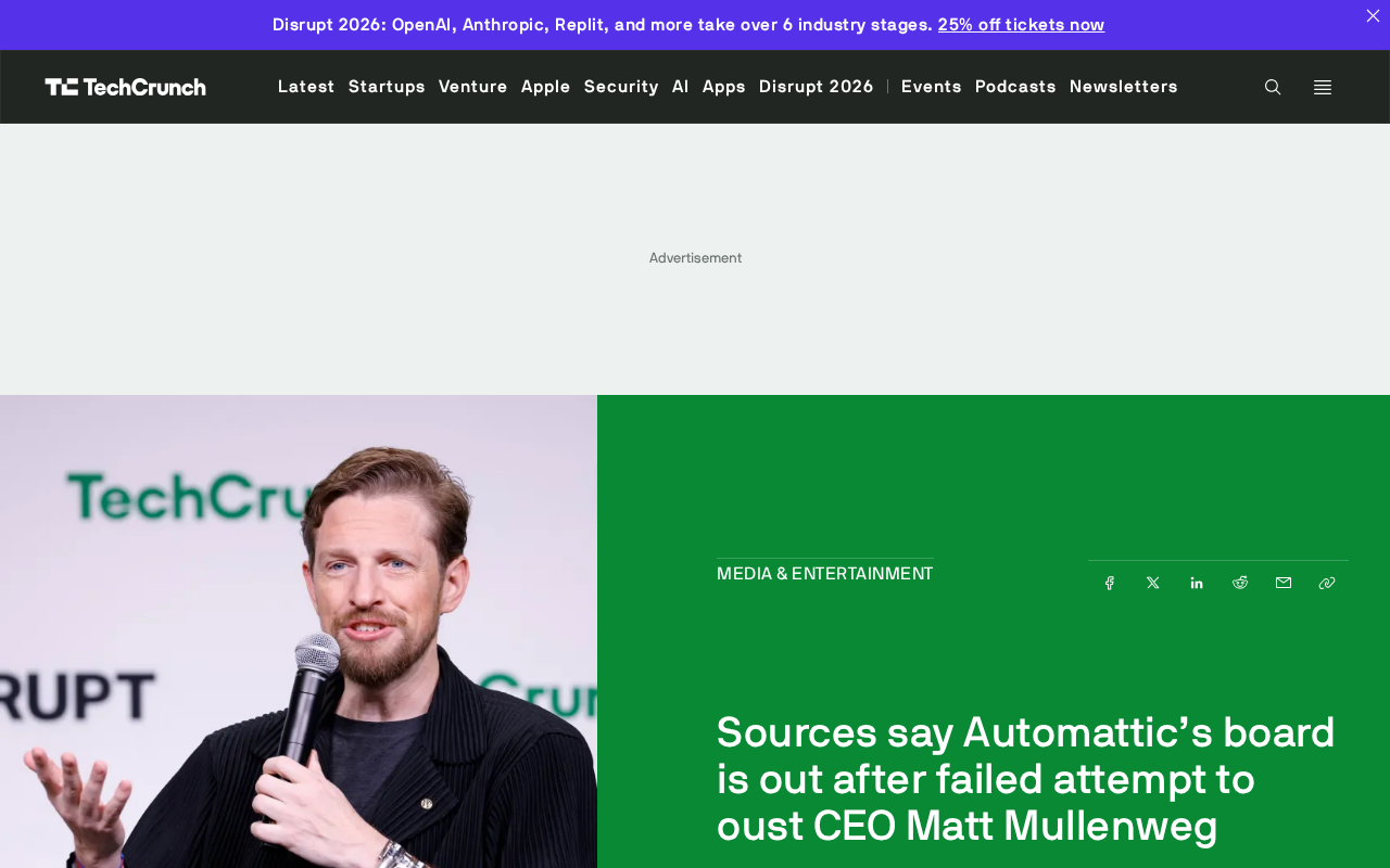 Automattic's Board Ousted: The Power Struggle After a Failed CEO Removal