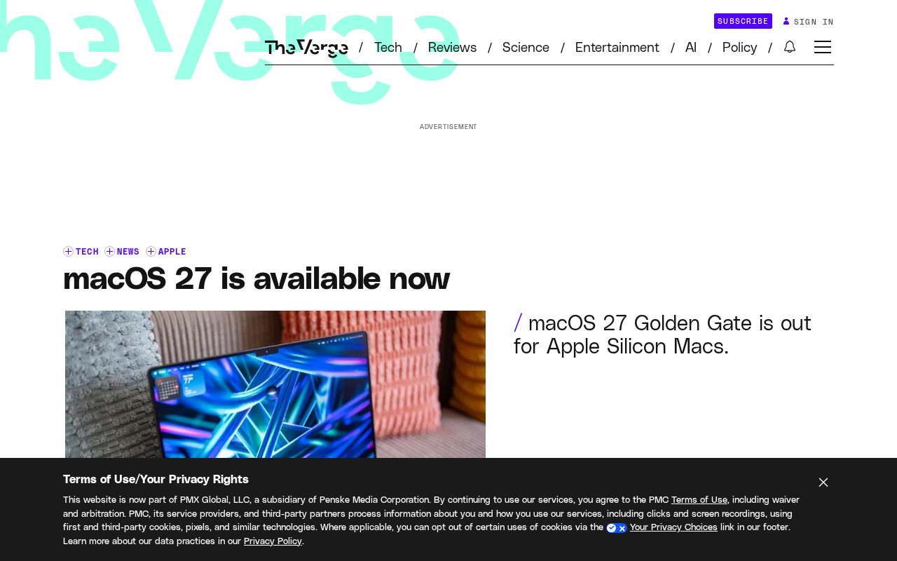 macOS 27 Golden Gate Now Available: New Siri AI and Liquid Glass Upgrades