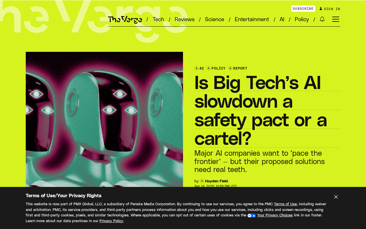 AI Giants Collectively Hit the Brakes: Safety Protocol or Industry Cartel?