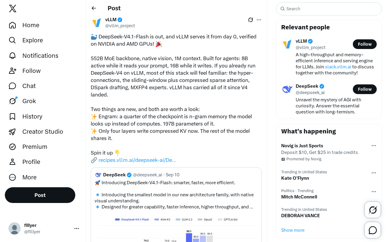 DeepSeek-V4.1-Flash发布
