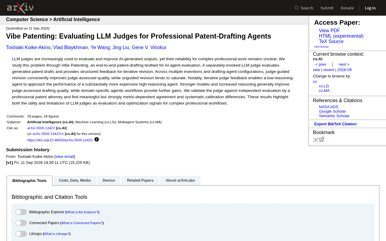 Vibe Patenting: Can LLM Judges Reliably Evaluate Patent Drafting?
