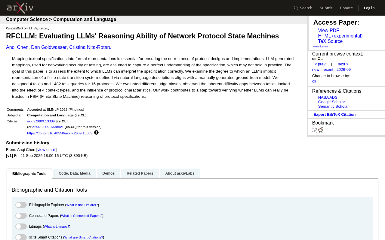 RFCLLM: Can LLMs Really Understand Network Protocol State Machines?