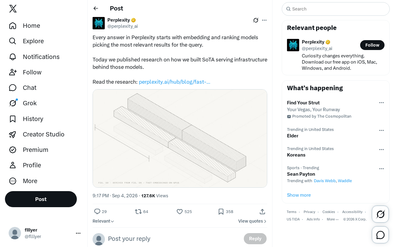 Perplexity Reveals: The Embedding and Ranking Model Serving Infrastructure Behind AI Search