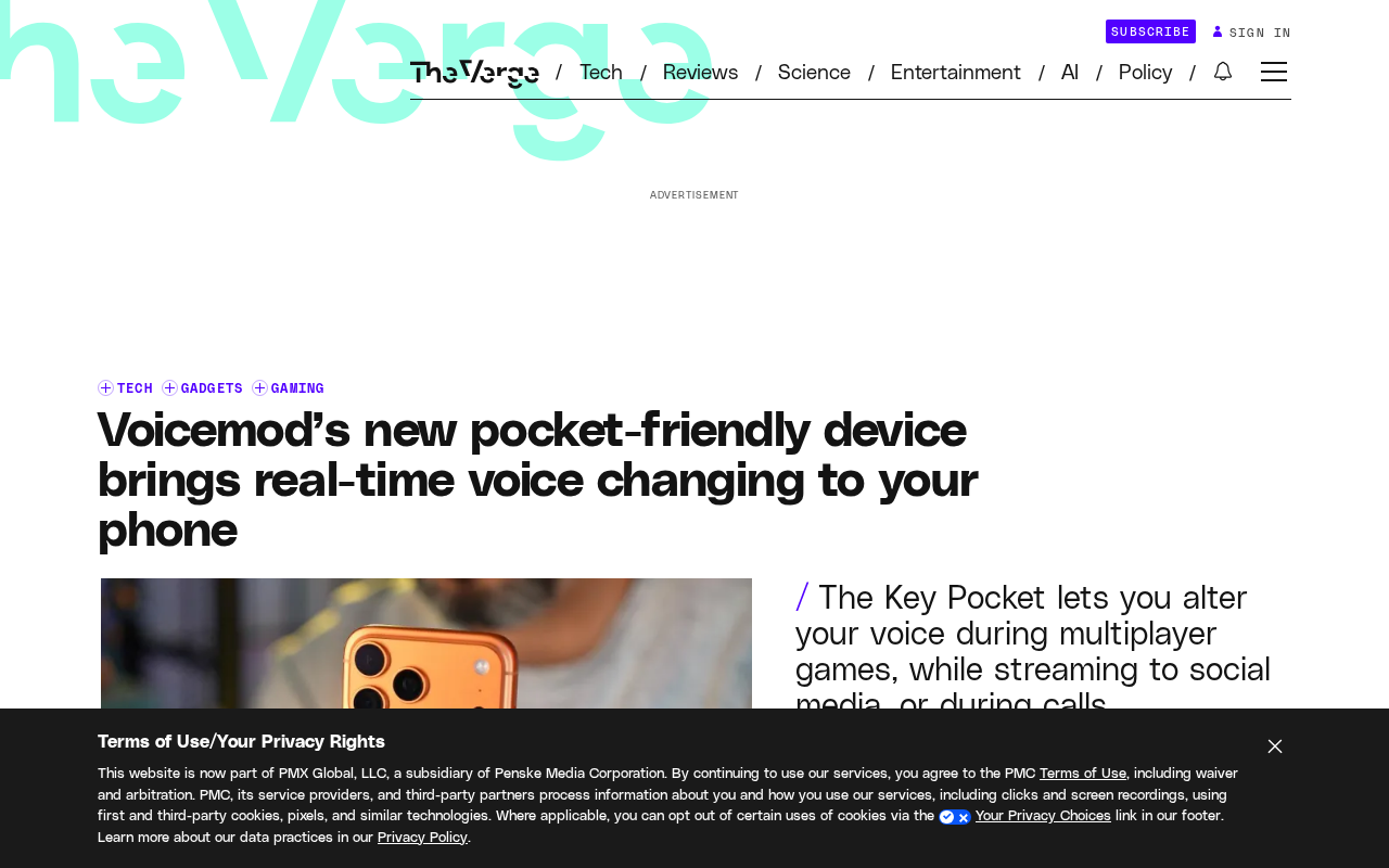 Voicemod Launches Portable Device: Real-Time Voice Changing Goes Mobile