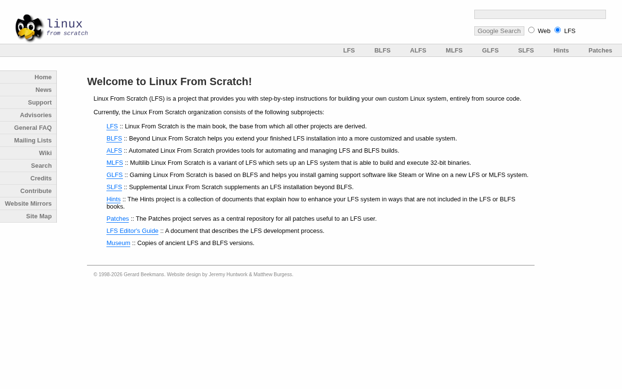 Linux from Scratch: Build Your Own Linux System from the Ground Up