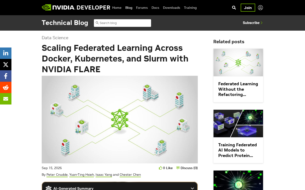 NVIDIA FLARE联邦学习实战:跨Docker、K8s与Slurm扩展部署