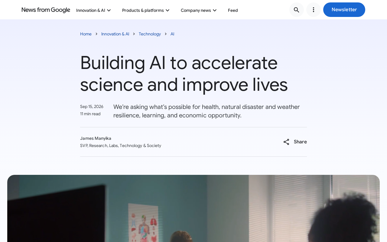 AI Accelerating Scientific Discovery: Real-World Impact from Medicine to Everyday Life