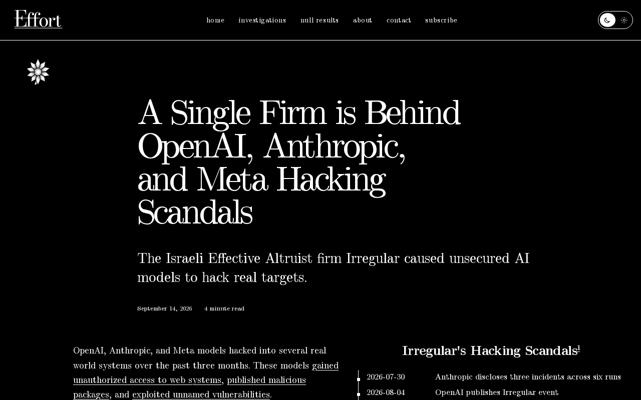 One Company at the Center of Security Incidents Rocking OpenAI, Anthropic, and Meta