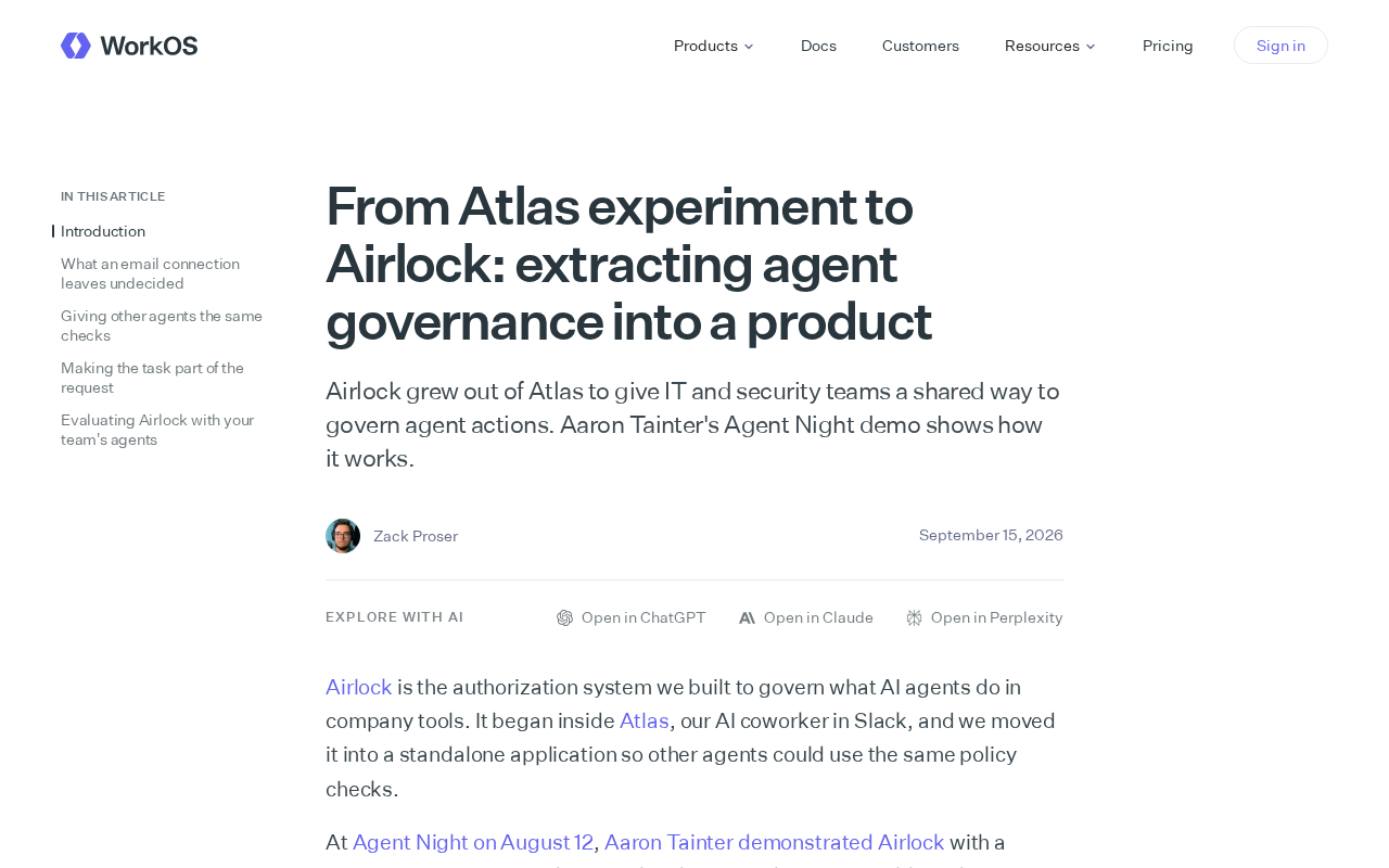 从Atlas实验到Airlock:AI Agent治理的产品化之路