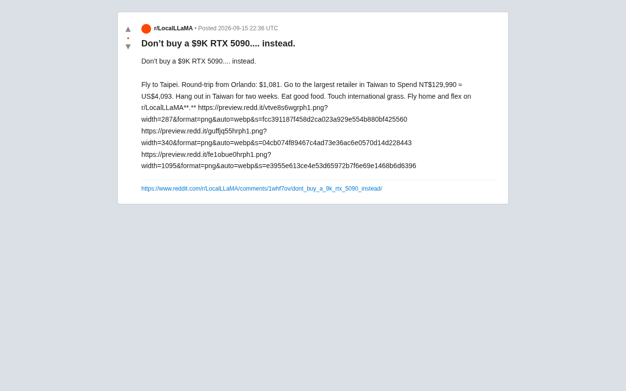 RTX 5090 Scalped for $9,000 in the US? Flying to Taipei to Buy One Might Actually Be Cheaper