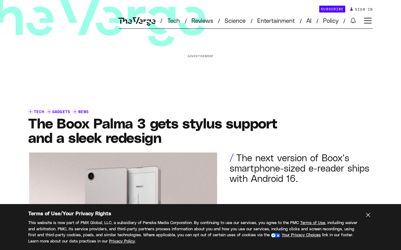 Boox Palma 3 Launches with Stylus Support and Redesigned Look