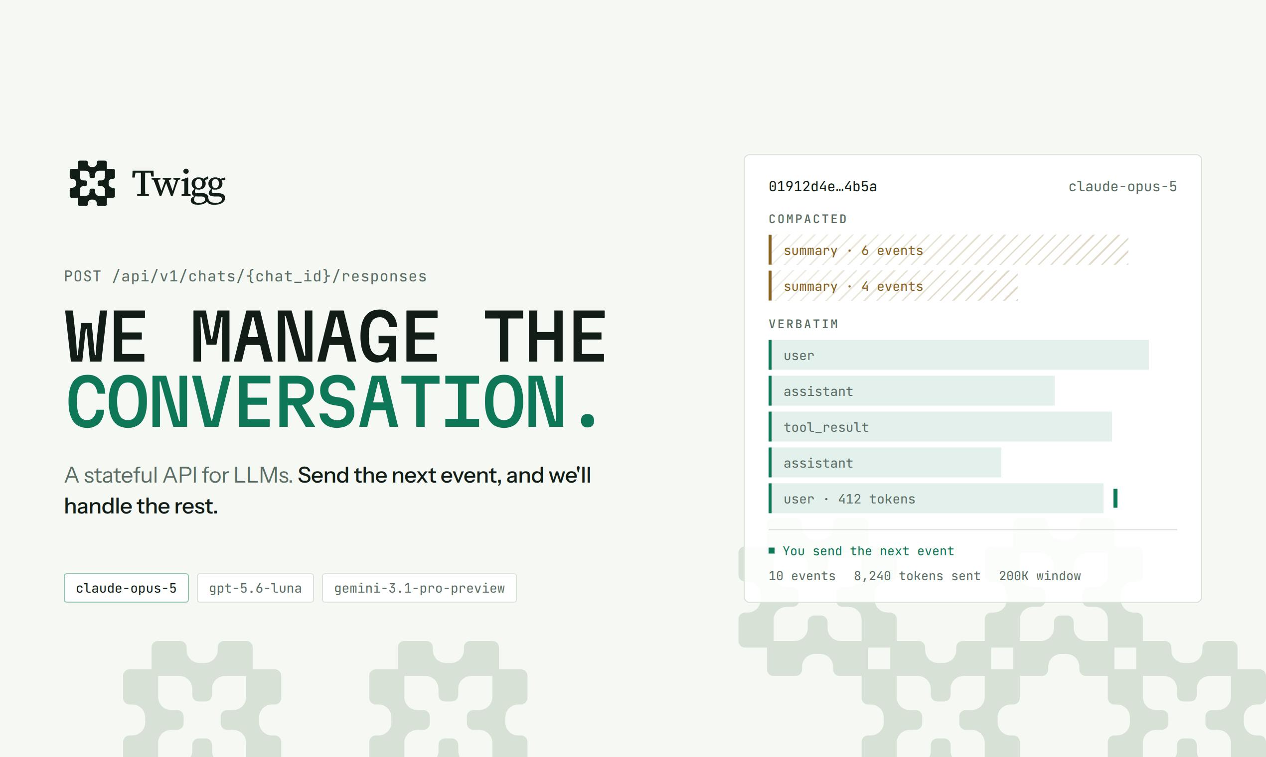 Twigg: A Stateful API That Automates LLM Context Management
