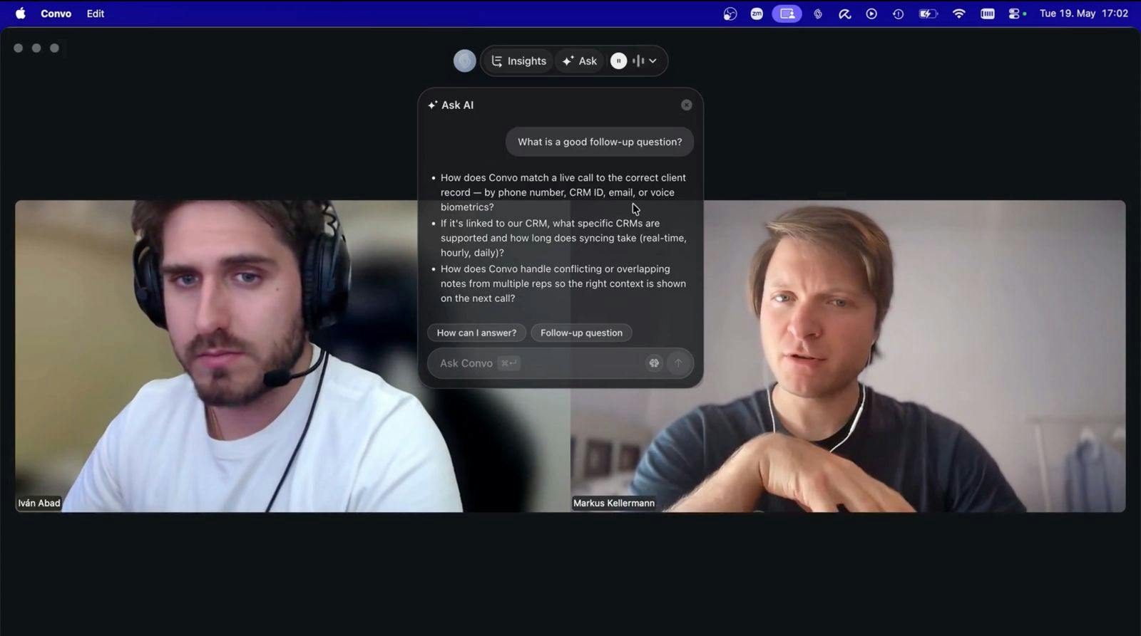 Convo: The AI Real-Time Copilot Built for Sales Reps
