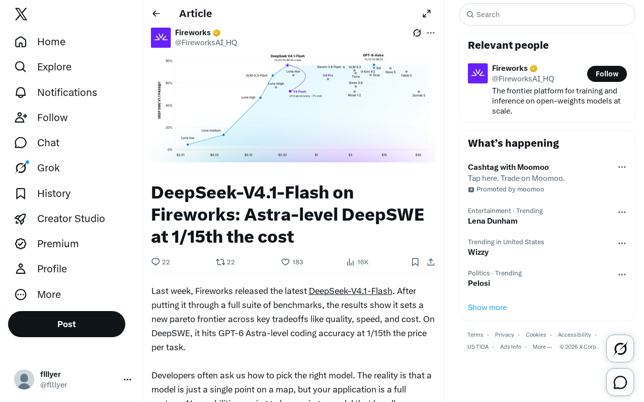 twitter source: Many assume that agent spend goes toward output tokens. When we ran DeepSWE on Astra vs. DeepSeek V