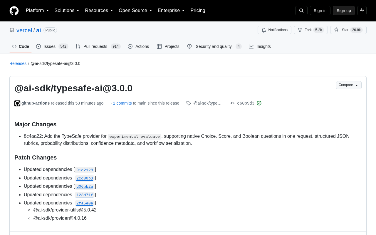 Vercel AI SDK 新增 TypeSafe 评估провайдер,重塑 LLM 评测方式
