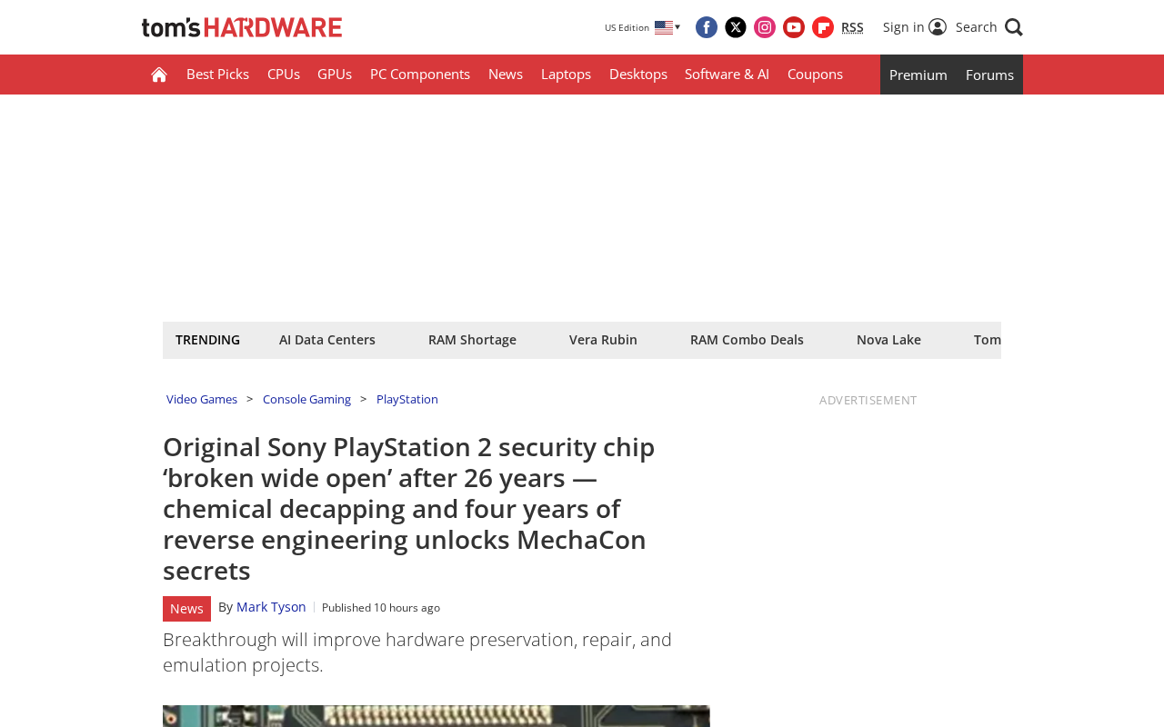 PS2 Security Chip Cracked After 26 Years: A Four-Year Reverse Engineering Journey