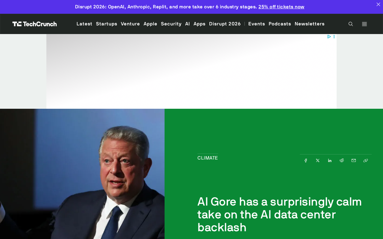Al Gore on the AI Data Center Controversy: Carbon Emissions Aren't My Biggest Concern