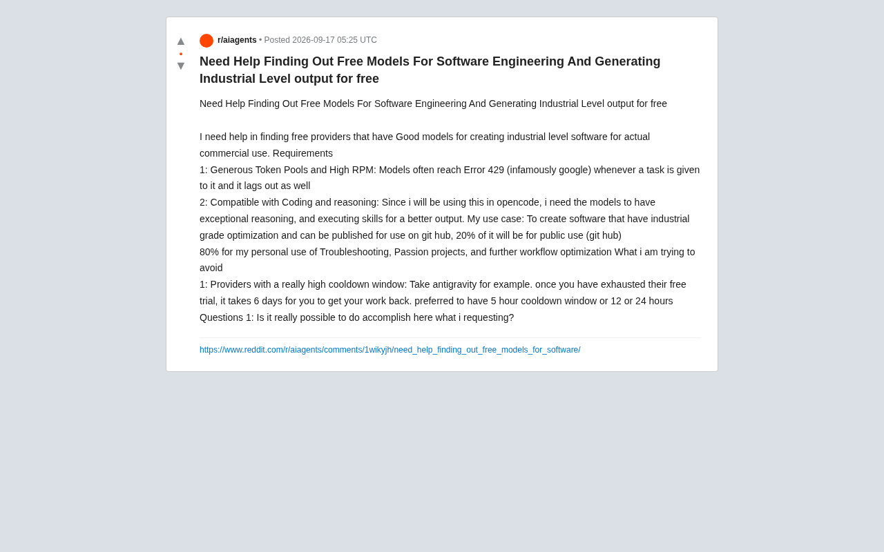 Can Free AI Coding Models Handle Industrial-Grade Code? A Realistic Look at Your Options