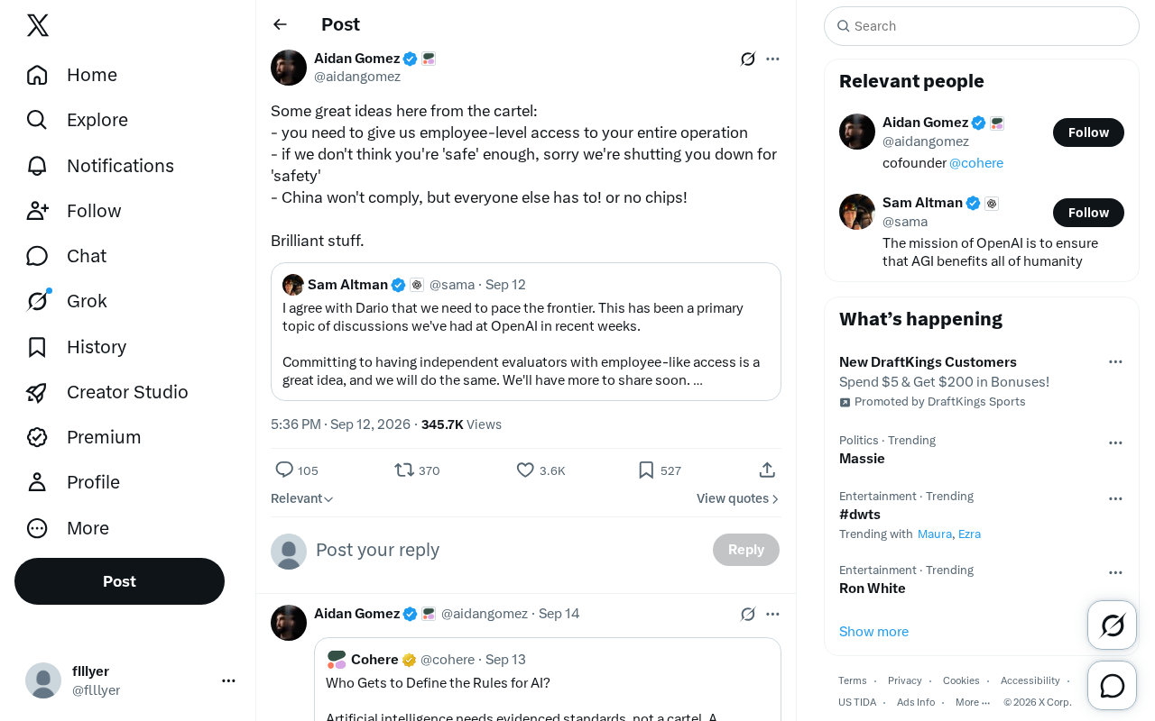 The AI Safety Regulation Debate: Who Gets to Define 'Safe'? One Tweet That Made Us Think