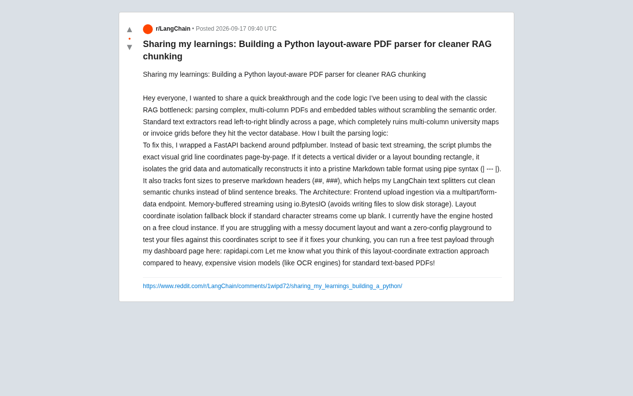 Layout-Aware PDF Parsing in Practice: Solving the RAG Chunking Problem