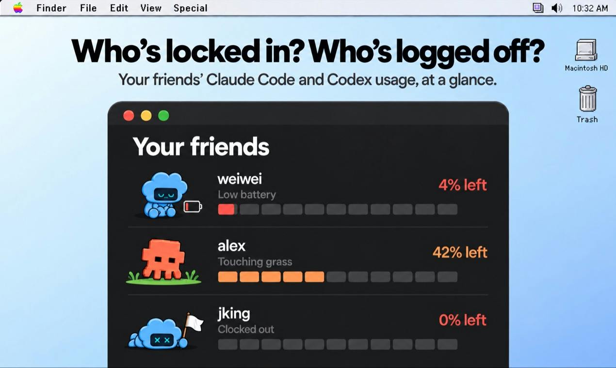 Die With Me: An AIM Buddy List for Claude Code and Codex Users