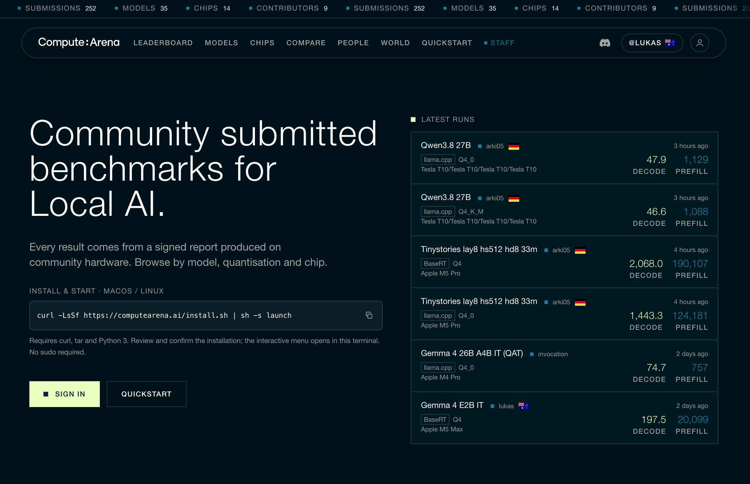 Compute:Arena Product Page