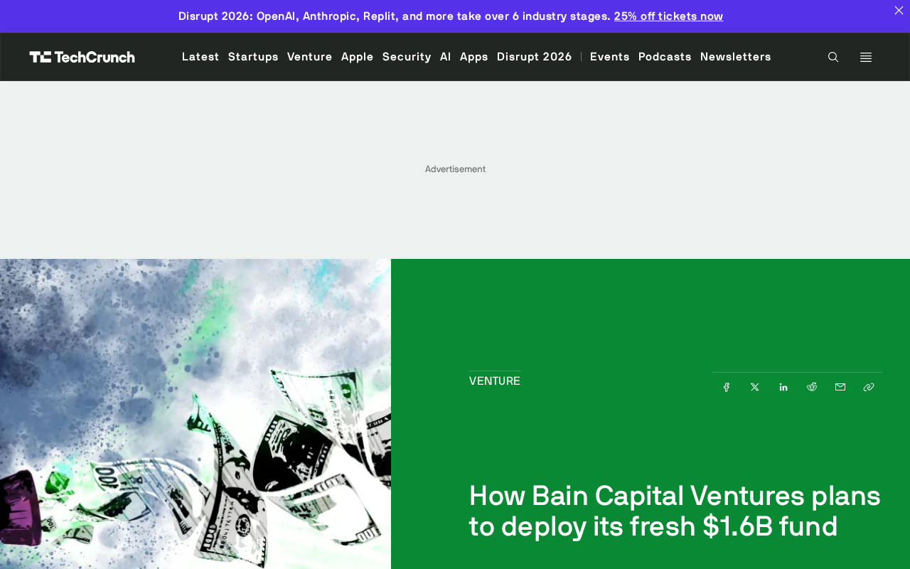 Bain Capital's $1.6B New Fund: Betting on AGI and Infrastructure Startups