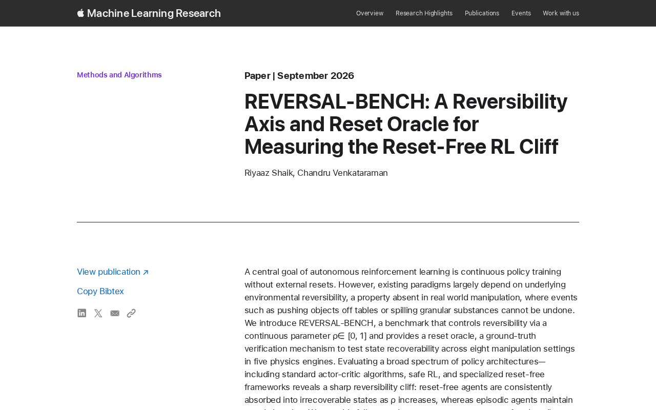 REVERSAL-BENCH:为无重置强化学习设立可逆性标尺