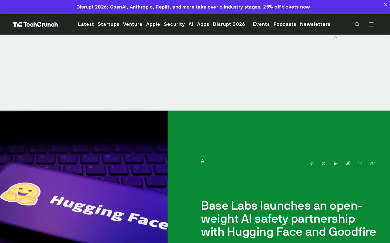 Base Labs携手Hugging Face与Goodfire推进开源模型安全