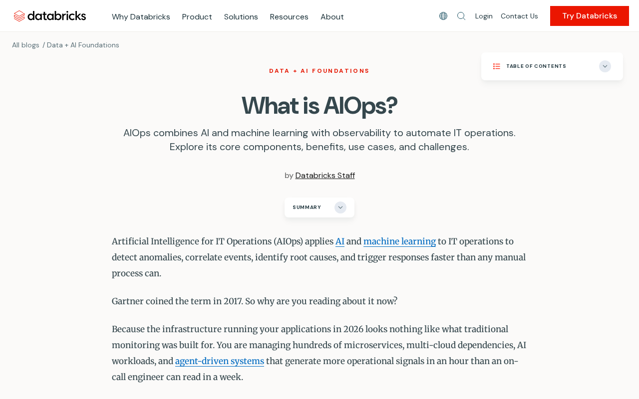 What Is AIOps? How AI Is Reshaping IT Operations