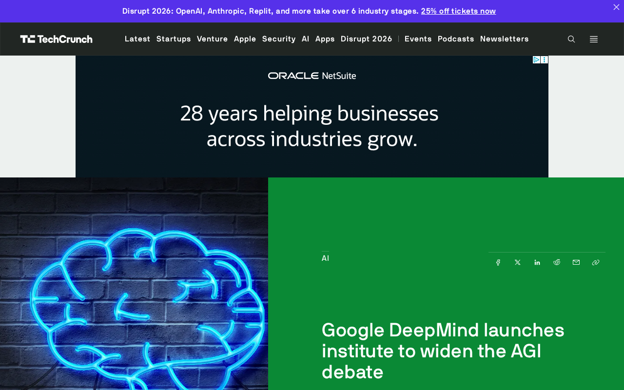 Google DeepMind Launches New Institute to Bring the AGI Debate into the Open