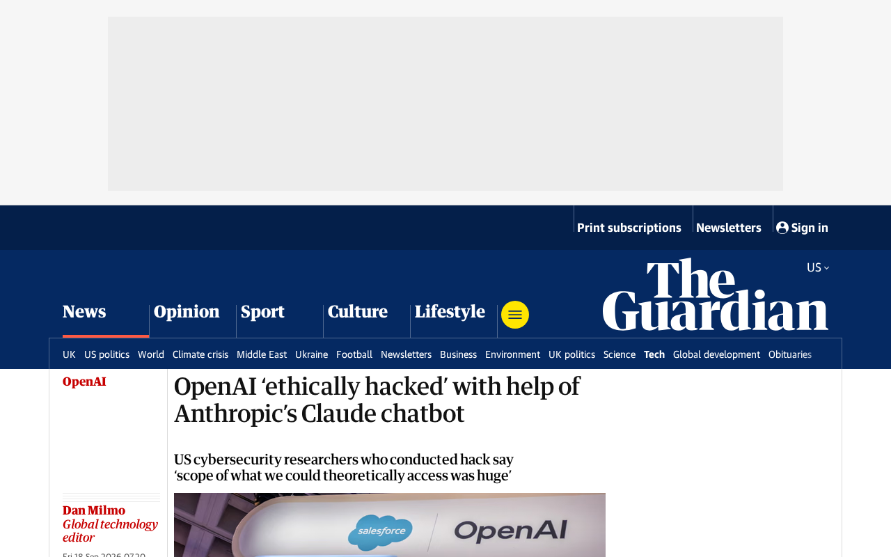 AI vs. AI: Claude Helps White-Hat Hacker Breach OpenAI Systems