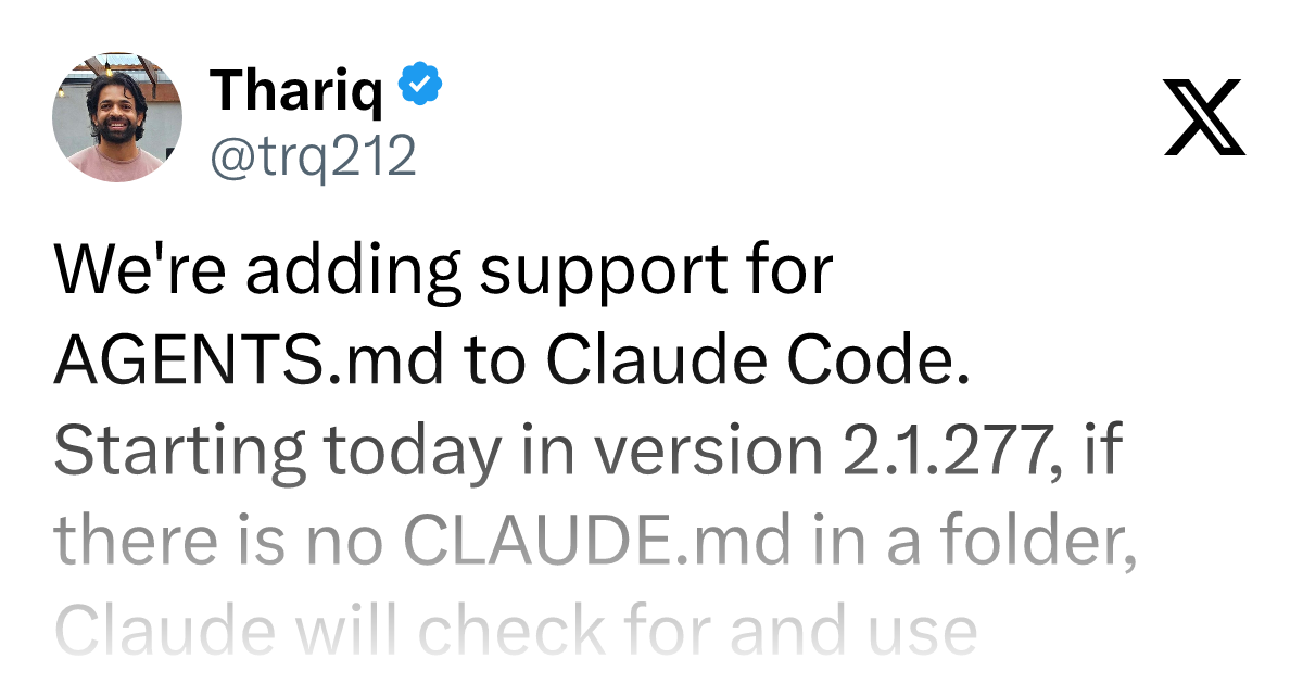 Claude Code Finally Supports AGENTS.md: AI Coding Configuration Moves Toward Standardization
