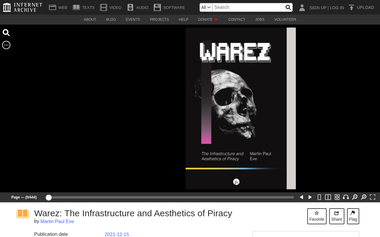 Warez Culture Decoded: The Infrastructure and Aesthetics of Software Piracy