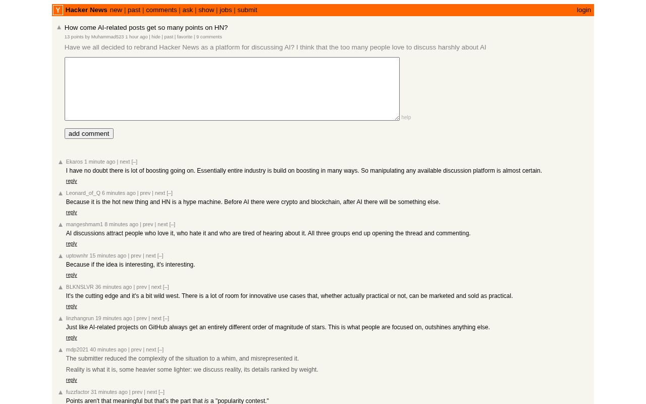 Why Do AI Posts Always Score So High on Hacker News?
