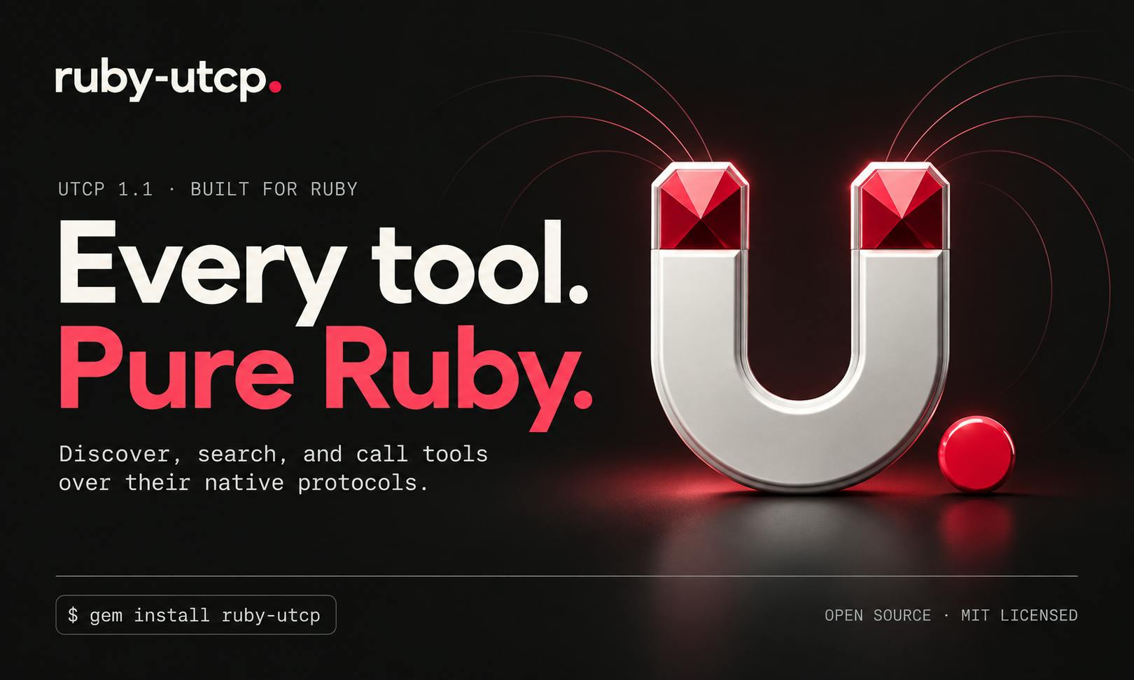 Ruby UTCP:面向工具调用的可扩展安全替代方案