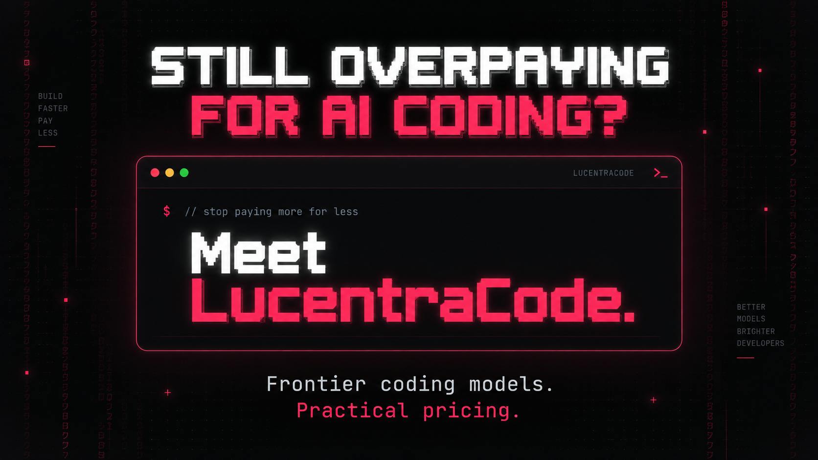 LucentraCode:无使用限制的AI编程终端工具