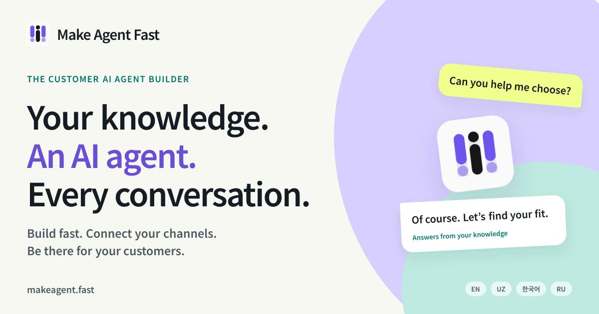 Make Agent Fast: Build a Customer Service AI Agent for Small Businesses — No Code Required
